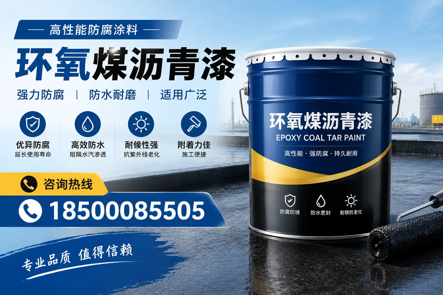 环氧煤沥青漆的主要成分与功能，吉安用户深度了解