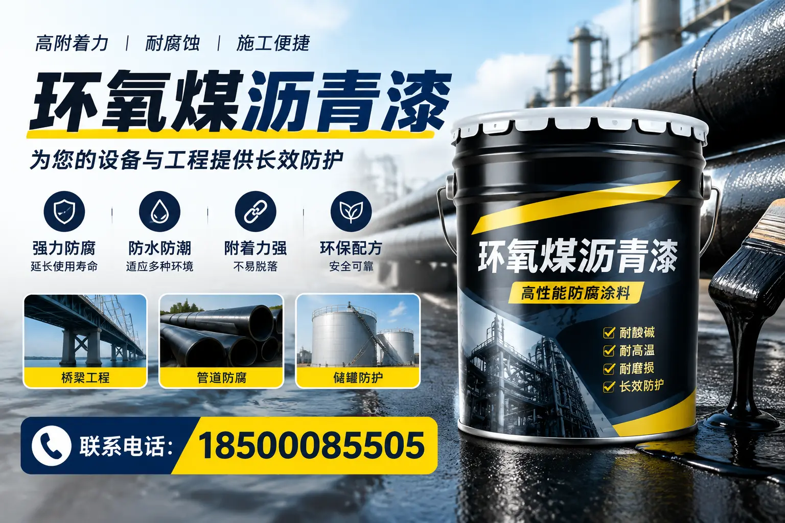 环氧煤沥青漆与其他涂料的对比分析，助力吉安企业决策
