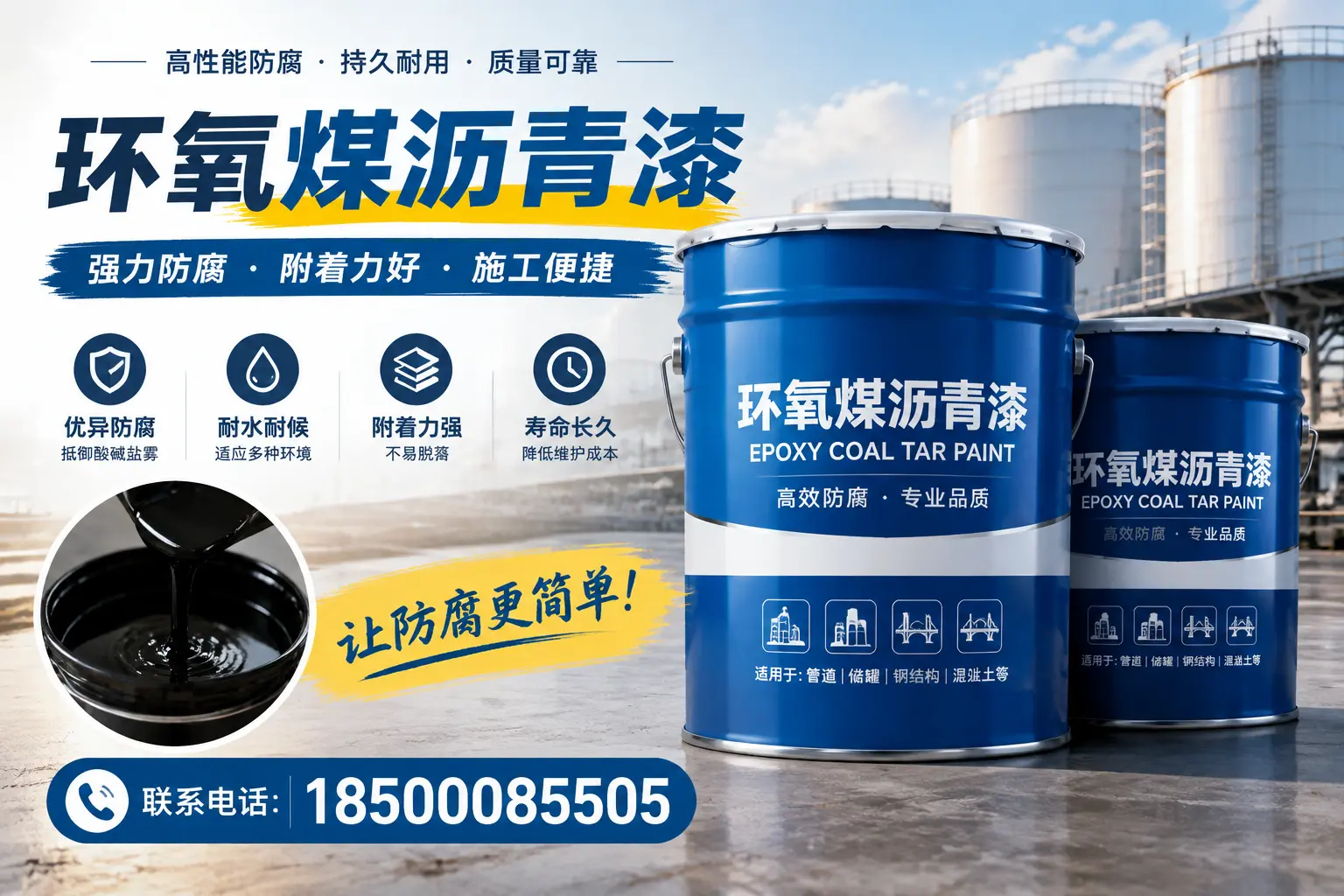 环氧煤沥青漆的环保性分析，吉安企业的选择依据